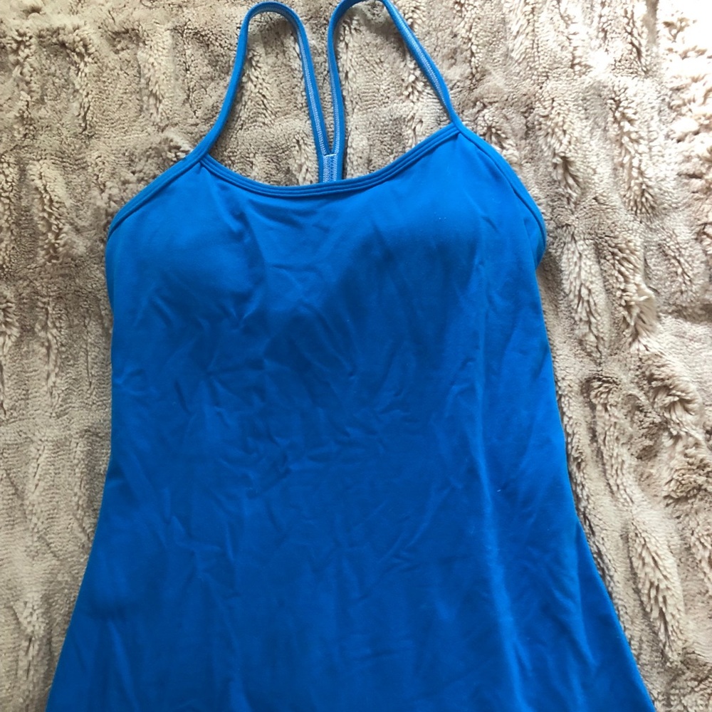 Royal Blue lululemon exercise top